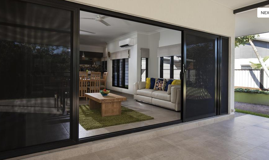 Invisi Gard Stainless Steel Security, Security Screen Doors For Sliding Glass Doors